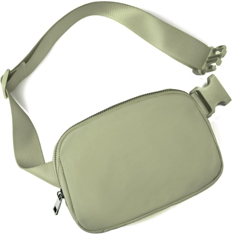 Gitus Belt Bag for Women Fanny Pack Crossbody Bags for Women Fashion Waist Packs with Adjustable Strap Gifts for Teenage Girls Women Men (khaki Green) - Image 1